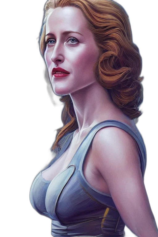 face, dress, robot, comic book art transparent PNG cut-out