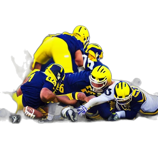 university, michigan, football, game, sports, photography, players, all transparent PNG cut-out