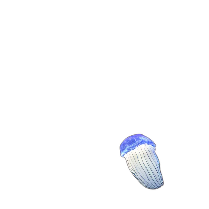 umbrella, hat, bottle, shoes, 3d render, pixel art, vaporwave, concept art transparent PNG cut-out