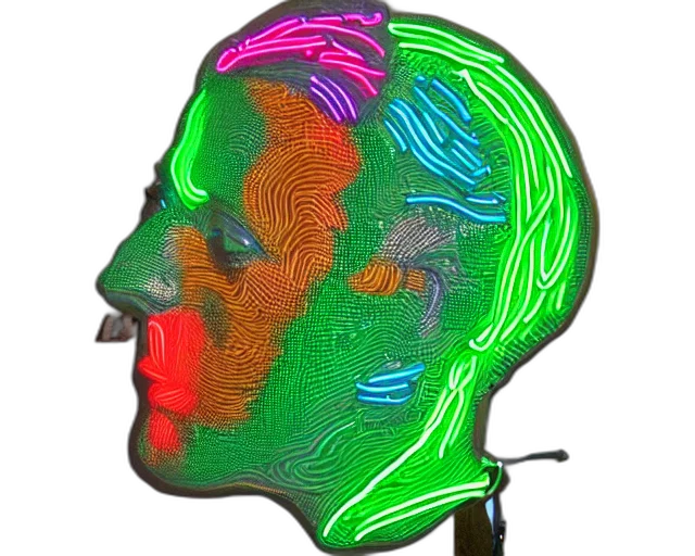 face, mask, crown, robot transparent PNG cut-out