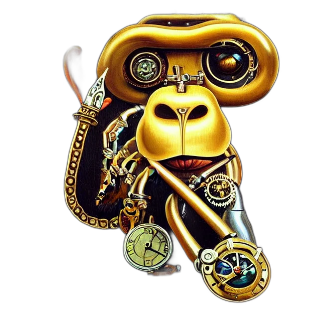 jewelry, mask, robot, concept art transparent PNG cut-out