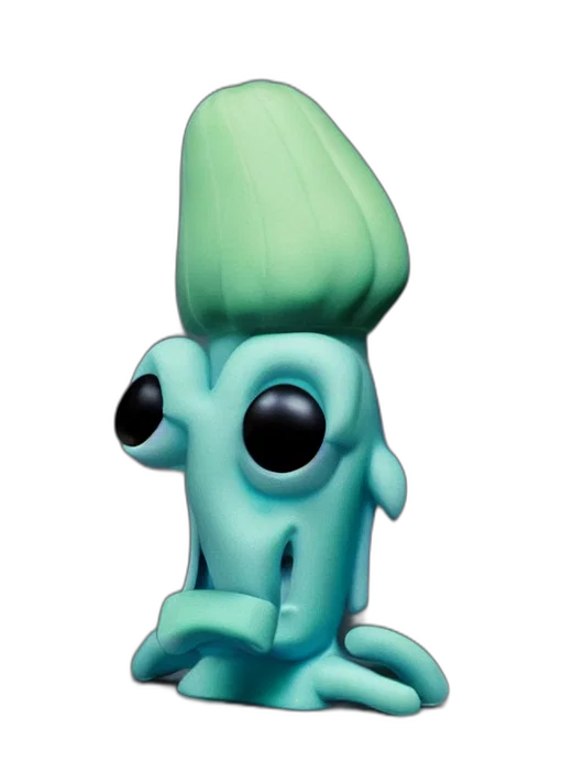 creature, staff, hat, animal, 3d render, concept art, cartoon, pixel art transparent PNG cut-out