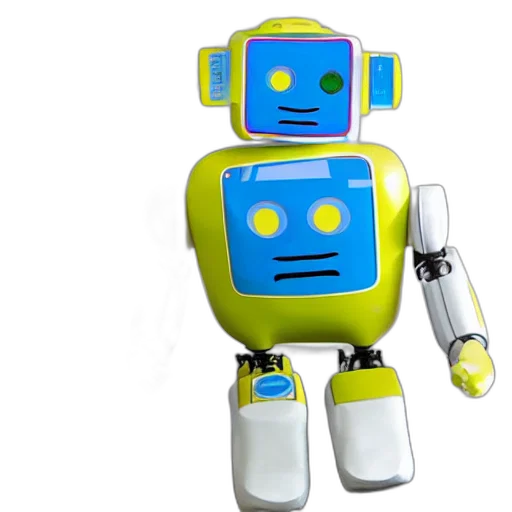 robot, 3d render, concept art, plush, made, ikea transparent PNG cut-out