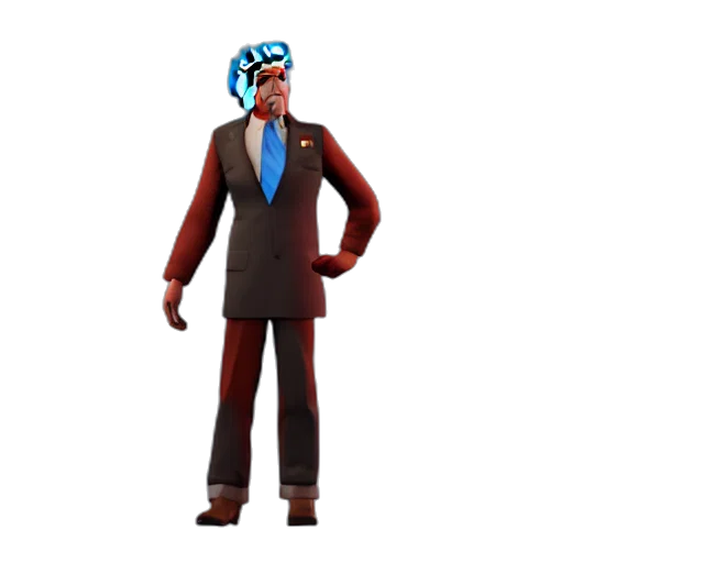 staff, hat, jacket, face transparent PNG cut-out