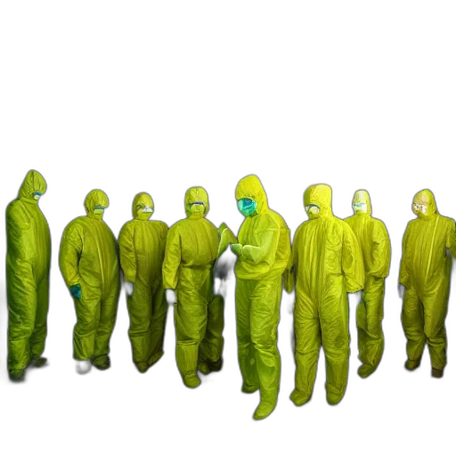 jacket, staff, 3d render, concept art, green, wide, shot, photo transparent PNG cut-out