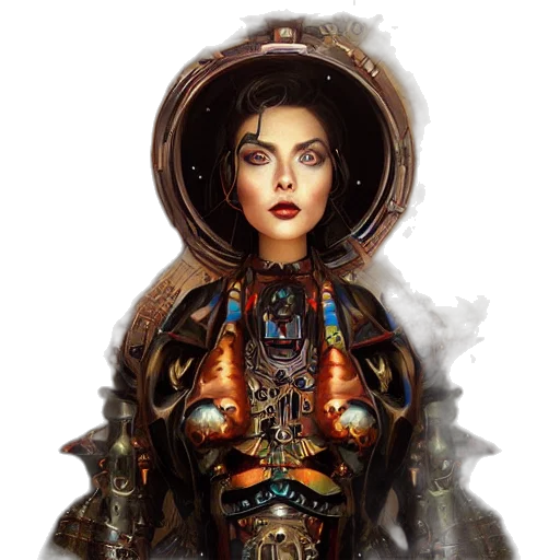 robot, face, dress, jacket transparent PNG cut-out