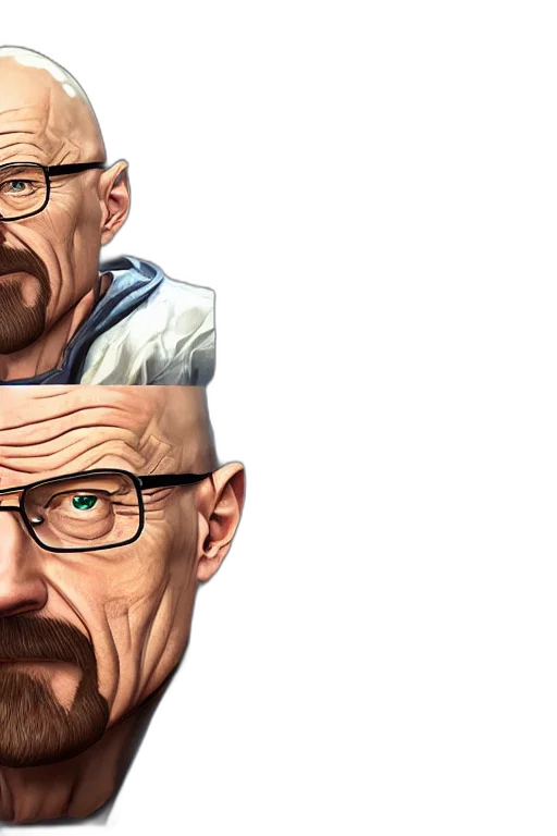 face, mask, concept art, photorealistic transparent PNG cut-out