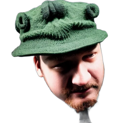 hat, staff, face, jacket, photorealistic, concept art, 3d render, cartoon transparent PNG cut-out