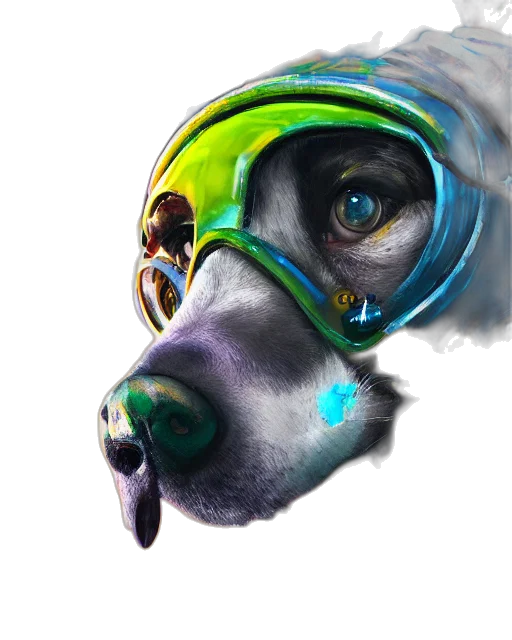 mask, face, animal, creature, watercolor, concept art, photorealistic, fantasy art transparent PNG cut-out