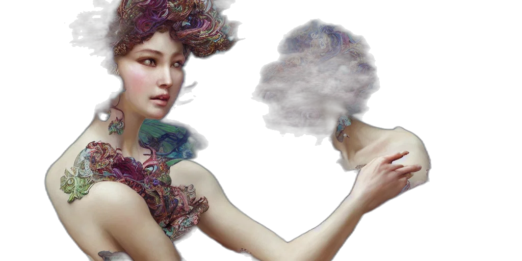 jewelry, dress, photorealistic, fantasy art transparent PNG cut-out