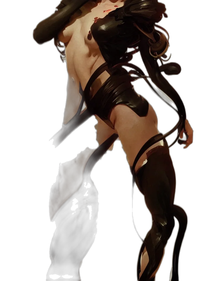 staff, weapon, creature, concept art transparent PNG cut-out