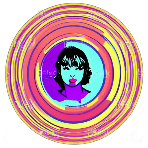 cartoon, vaporwave, anime, fantasy art, neon lights, outer space, neon, colorful transparent PNG cut-out