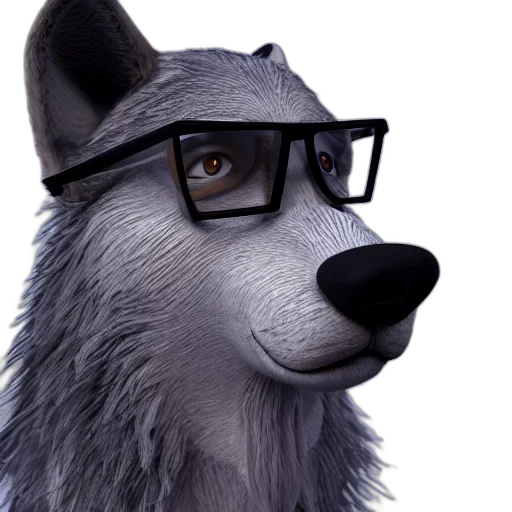 animal, staff, 3d render, concept art transparent PNG cut-out