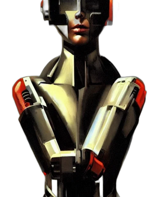 robot, face, staff, jacket, concept art, cyberpunk, 3d render, comic book art transparent PNG cut-out