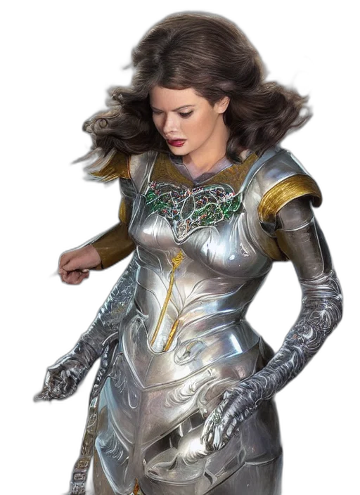 dress, jewelry, sword, crown, fantasy art, concept art, comic book art, 3d render transparent PNG cut-out