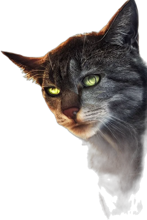 animal, face, creature, staff, photorealistic, 3d render, oil painting, concept art transparent PNG cut-out