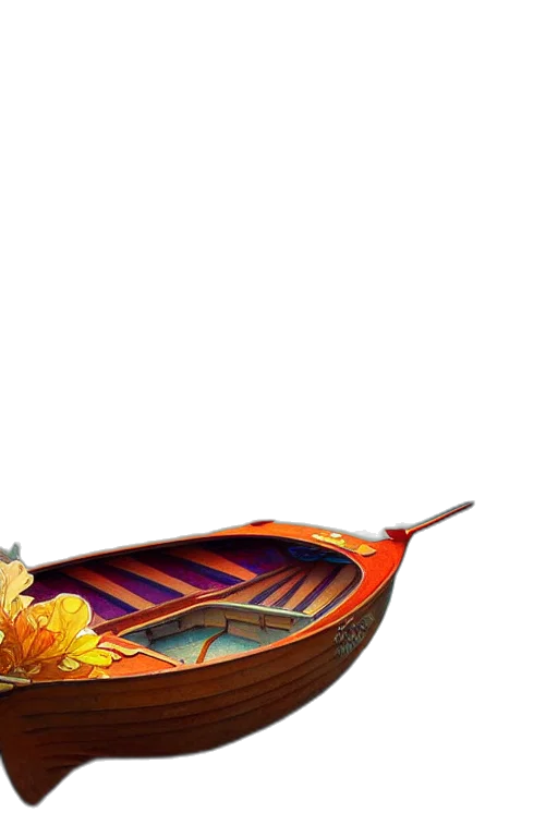 shoes, hat, crown, umbrella, 3d render, concept art, fantasy art, photorealistic transparent PNG cut-out