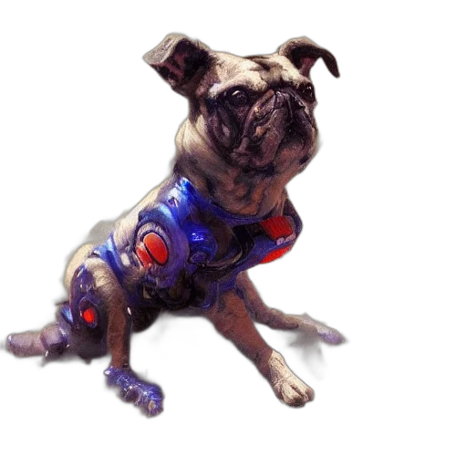 animal, robot, creature, concept art transparent PNG cut-out