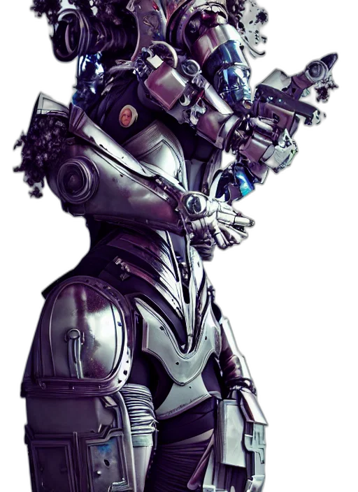 robot, cyberpunk, concept art, comic book art transparent PNG cut-out