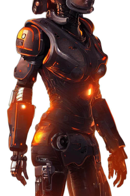 robot, weapon, mask, face transparent PNG cut-out