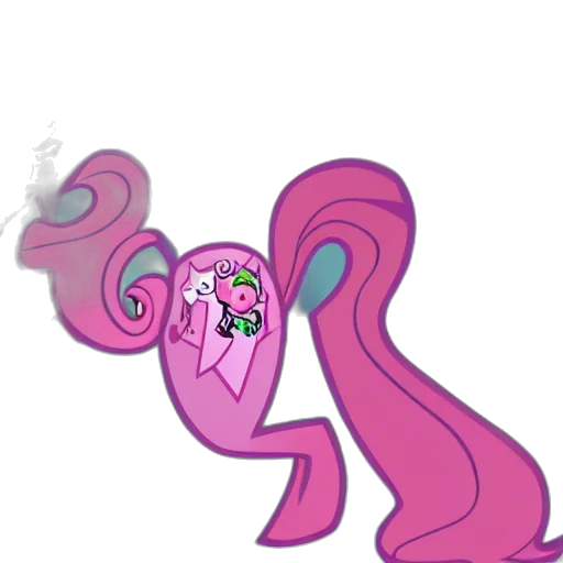 staff, dragon, hair, creature, concept art, cartoon, vaporwave, anime transparent PNG cut-out