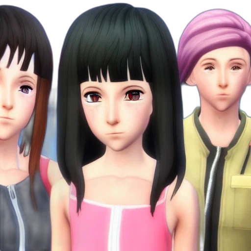 3d render, photorealistic, anime, concept art transparent PNG cut-out