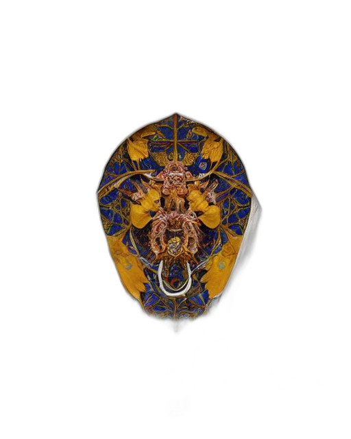 jewelry, crown, mask, 3d render transparent PNG cut-out
