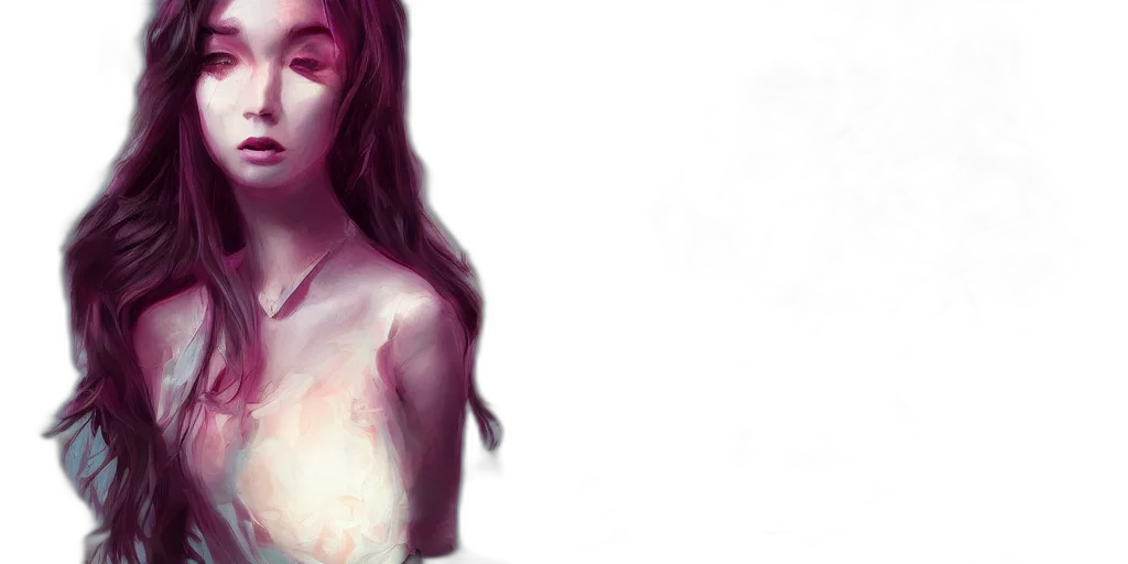 dress, concept art, photorealistic, fantasy art, watercolor, pastel, red, dark transparent PNG cut-out