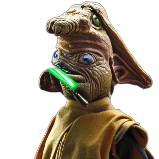 staff, mask, creature, face transparent PNG cut-out