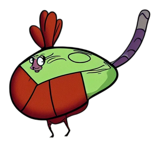 hat, creature, staff, animal transparent PNG cut-out