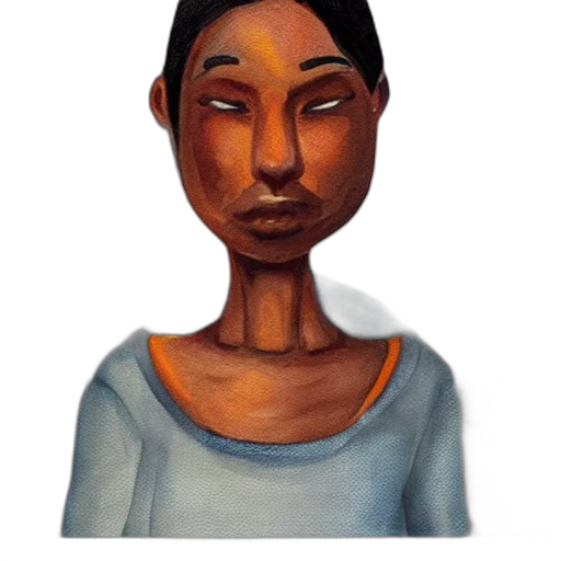 face, mask, staff, dress transparent PNG cut-out