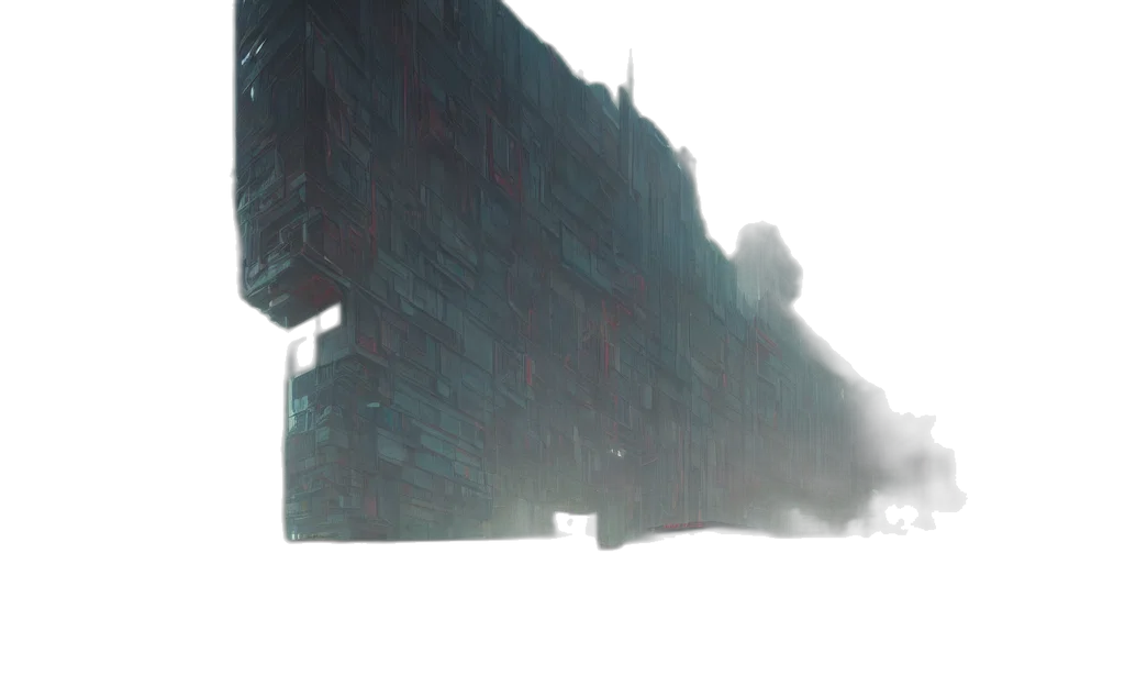 building, robot, weapon, sword transparent PNG cut-out