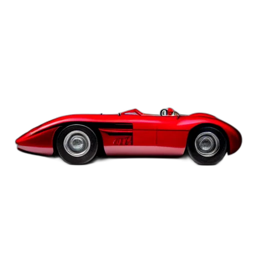 car, animal, 3d render, concept art, pixel art, photorealistic, red, retro transparent PNG cut-out