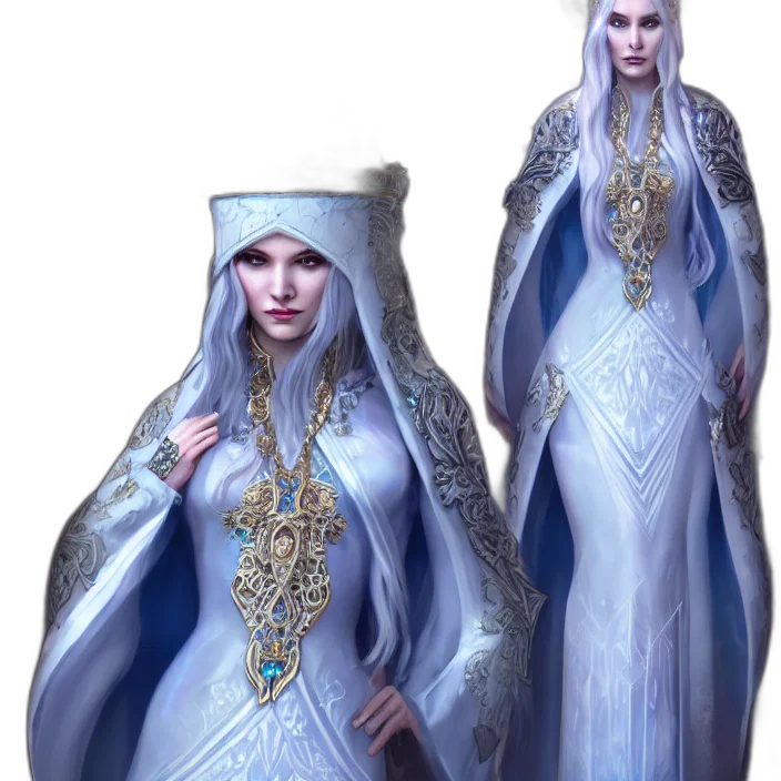 dress, concept art, fantasy art, 3d render transparent PNG cut-out
