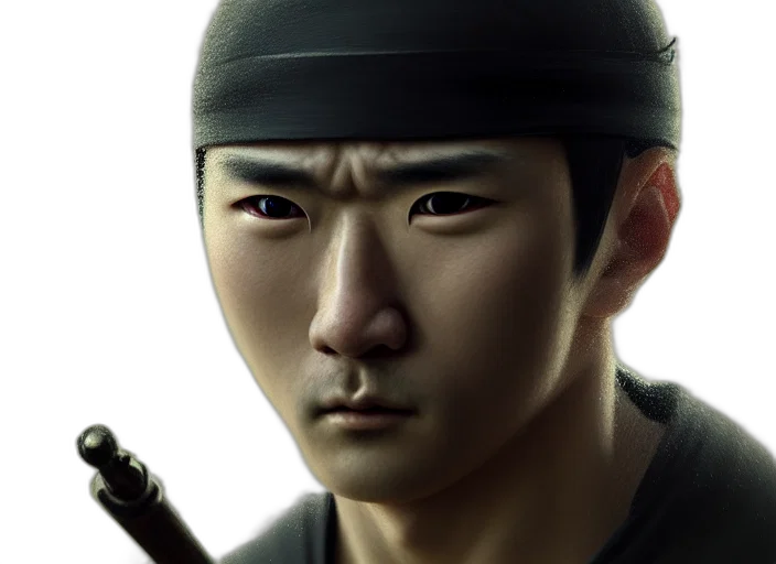 staff, face, weapon, sword, photorealistic, concept art, comic book art, 3d render transparent PNG cut-out