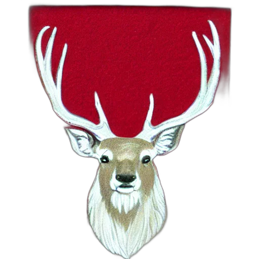 crown, jewelry, staff, animal, watercolor, concept art, holy, stag transparent PNG cut-out