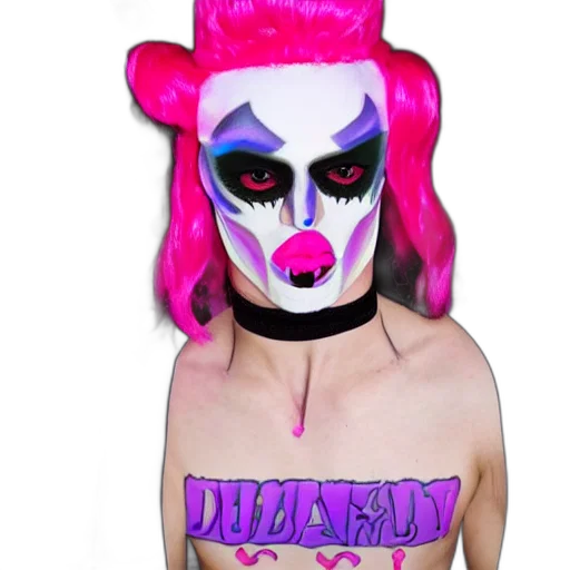 mask, hat, dress, vaporwave, bad, bunny, dressing, androgynous transparent PNG cut-out