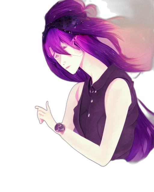 staff, hair, creature, hat transparent PNG cut-out
