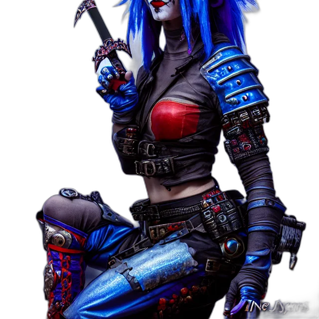 staff, robot, sword, weapon, fantasy art, cyberpunk, concept art, comic book art transparent PNG cut-out