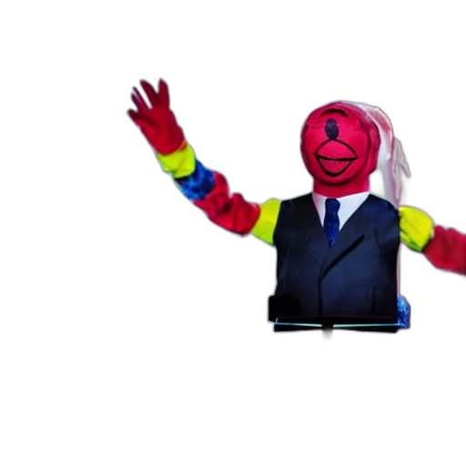 jacket, mask, creature, robot, 3d render, pixel art, concept art, neon transparent PNG cut-out