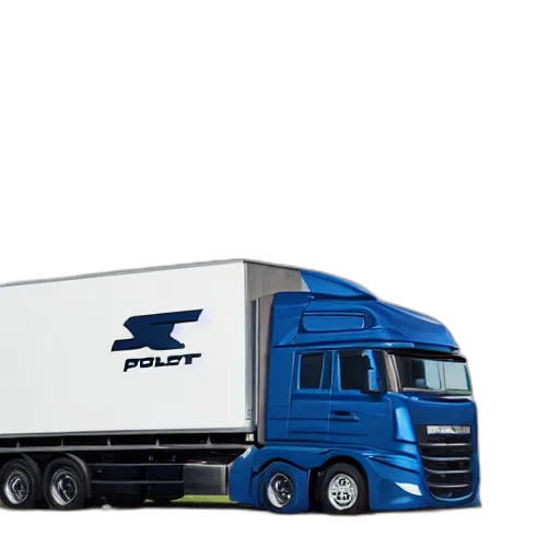 lorry, truck, designed, produced, polestar, promotional, photo transparent PNG cut-out