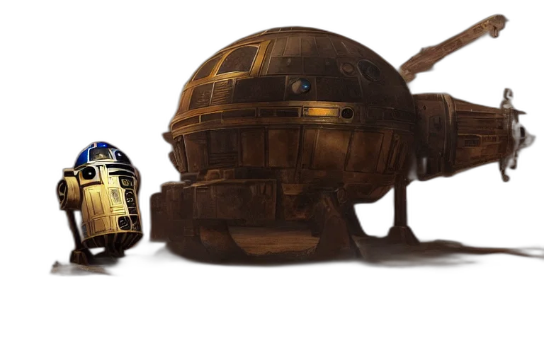 robot, car, concept art, fantasy art transparent PNG cut-out