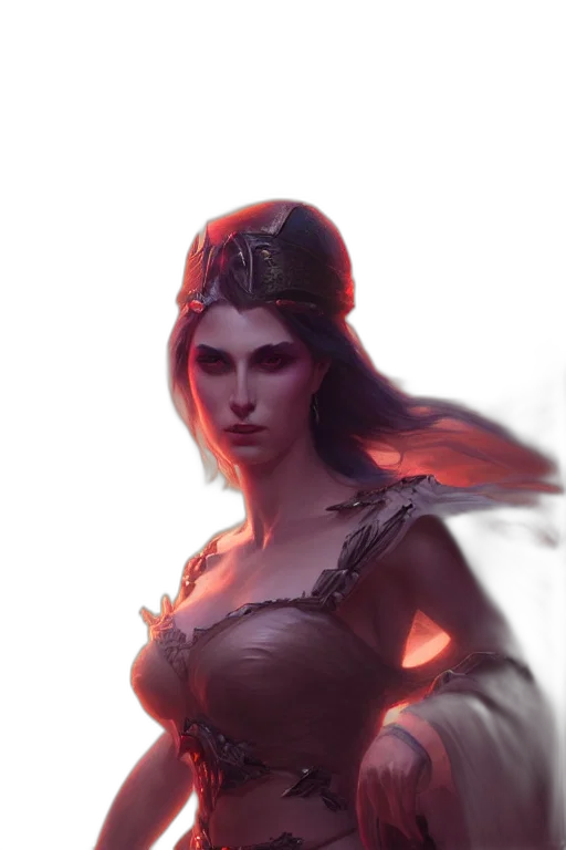 crown, fantasy art, concept art, comic book art, photorealistic, red, dark, golden transparent PNG cut-out
