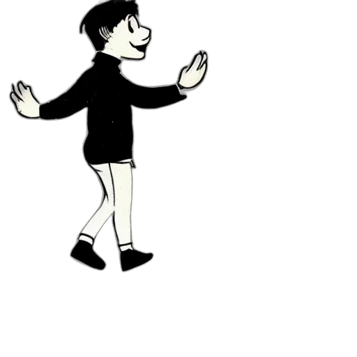 jacket, staff, dress, cartoon transparent PNG cut-out