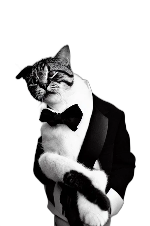 animal, staff, hat, photorealistic transparent PNG cut-out