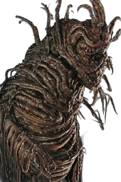 creature, robot, staff, mask transparent PNG cut-out
