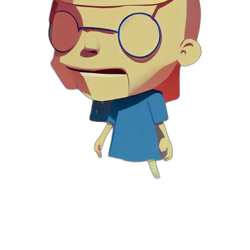 jacket, staff, cartoon, concept art, 3d render, pixel art, face, icon transparent PNG cut-out