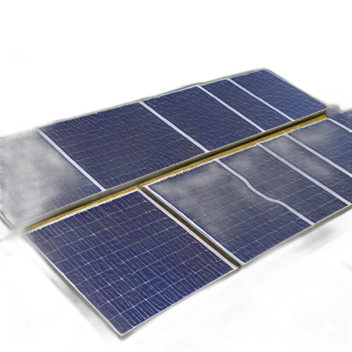 highly, detailed, utility, scale, solar, energy, storage, system transparent PNG cut-out