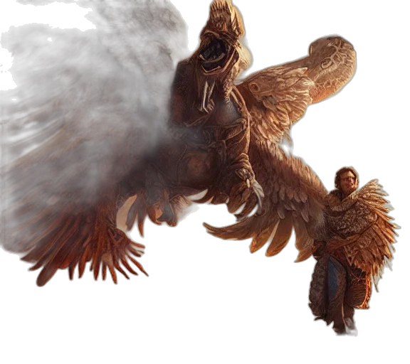 dragon, creature, animal, concept art, fantasy art, photorealistic, 3d render, fog transparent PNG cut-out