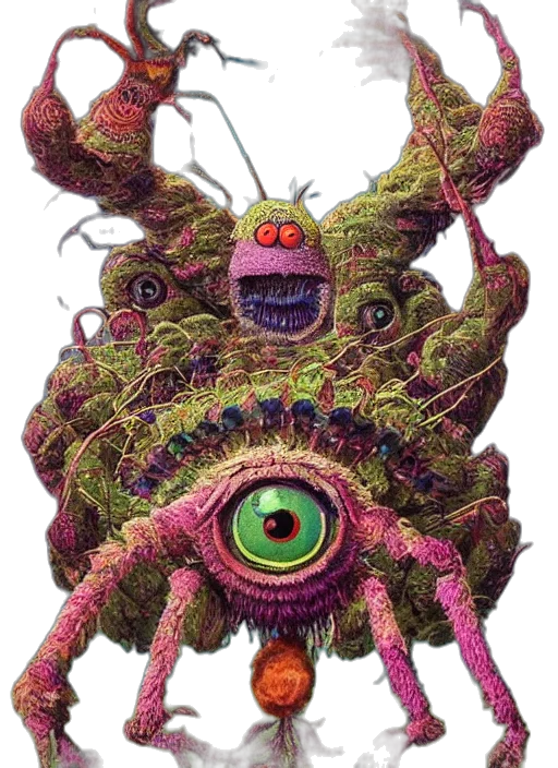 creature, mask, robot, animal, concept art, 3d render, fantasy art, comic book art transparent PNG cut-out